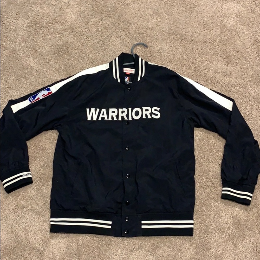 Mitchell&Ness GSW The City Jacket